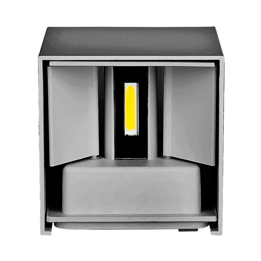 LED Utomhusvägglampa LED/5W/230V 3000K IP65 grå