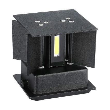LED Utomhusvägglampa LED/5W/230V 3000K IP65 svart