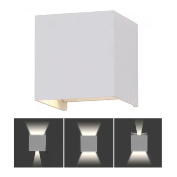 LED Utomhusvägglampa LED/5W/230V 3000K IP65 vit