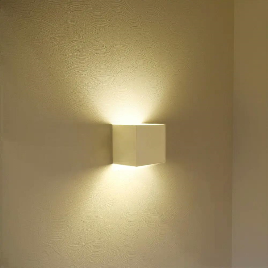 LED Utomhusvägglampa LED/5W/230V 3000K IP65 vit