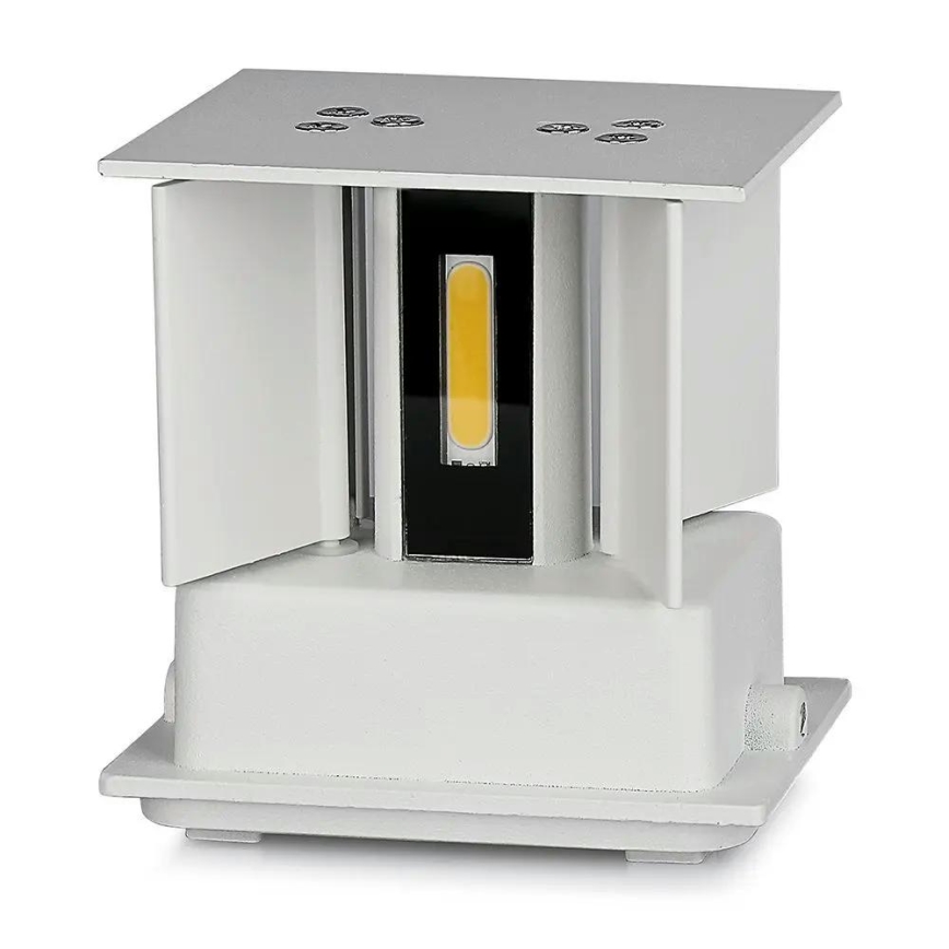 LED Utomhusvägglampa LED/5W/230V 3000K IP65 vit