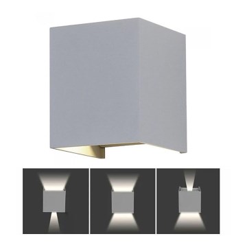 LED Utomhusvägglampa LED/5W/230V 4000K IP65 grå