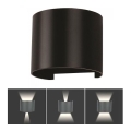 LED Utomhusvägglampa LED/6W/230V 3000K IP65 svart