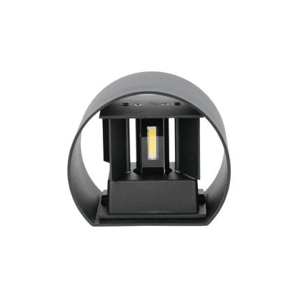 LED Utomhusvägglampa LED/6W/230V 3000K IP65 svart