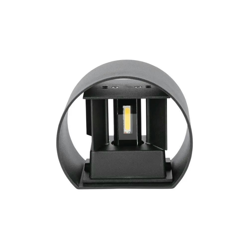 LED Utomhusvägglampa LED/6W/230V 3000K IP65 svart
