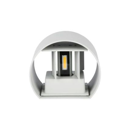 LED Utomhusvägglampa LED/6W/230V 3000K IP65 vit