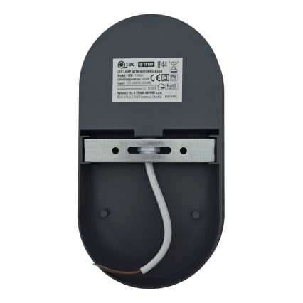 LED utomhusvägglampa med rörelsesensor LED/18W/230V IP44 antracit