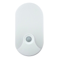 LED utomhusvägglampa med rörelsesensor LED/18W/230V IP44 antracit