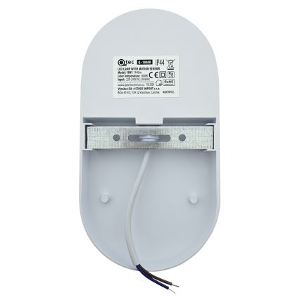 LED utomhusvägglampa med rörelsesensor LED/18W/230V IP44 antracit