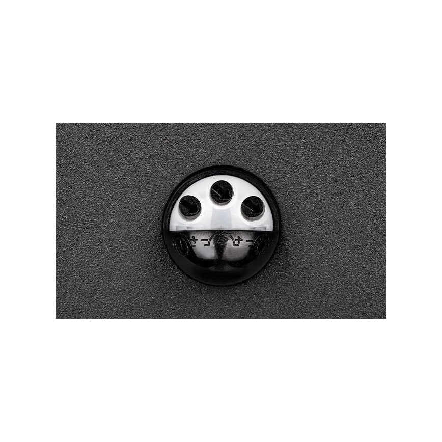 LED-utomhusvägglampa med sensor HESTIO LED/9W/230V 4000K IP44 svart