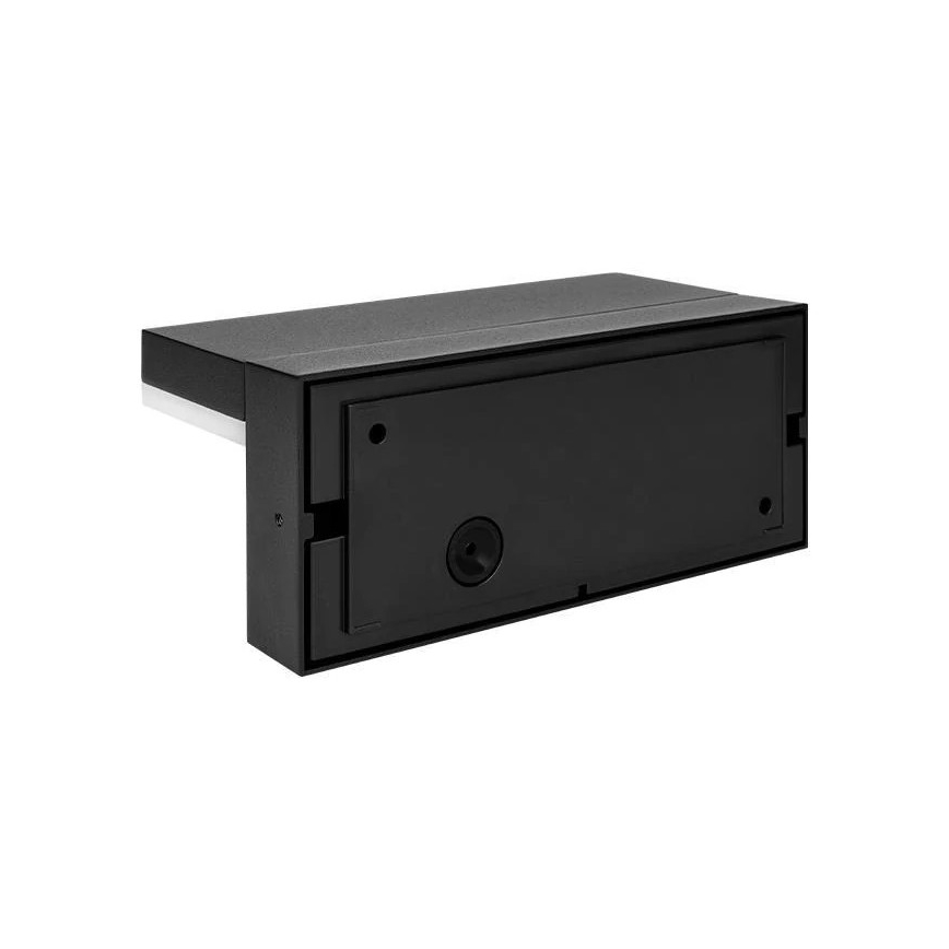 LED-utomhusvägglampa med sensor HESTIO LED/9W/230V 4000K IP44 svart