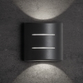 LED utomhusvägglampa REFAZI LED/6W/230V IP54 antracit