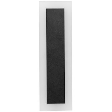 LED utomhusvägglampa WOW LED/10W/230V 3000/4000/6500K 30 cm IP54 svart