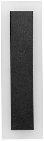 LED utomhusvägglampa WOW LED/10W/230V 3000/4000/6500K 30 cm IP54 svart