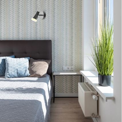 LED vägg spotlight  BERG LED/4,2W/230V svart 