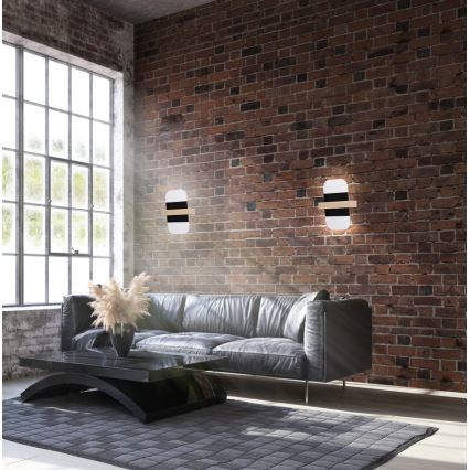 LED väggbelysning APRIL LED/6W/230V vit/svart