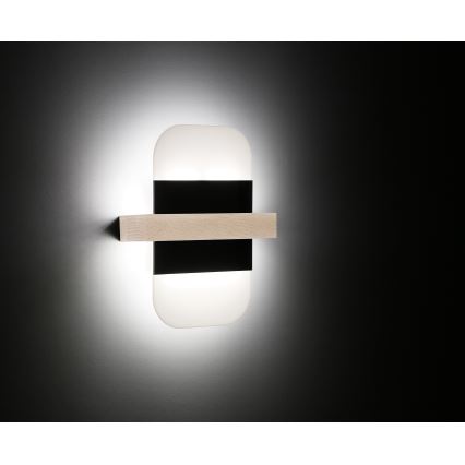 LED väggbelysning APRIL LED/6W/230V vit/svart