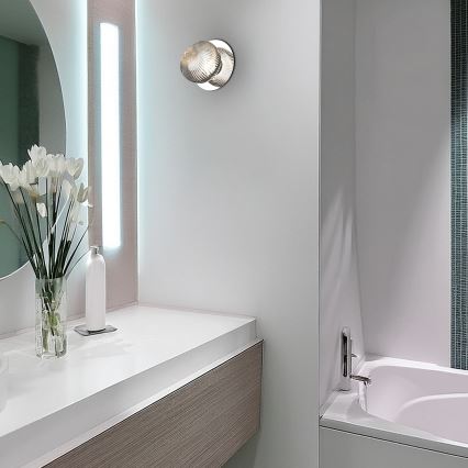 LED väggbelysning BOLLA LED/3W/230V skinande krom