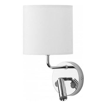 LED Väggbelysning FIORENZO 1xE27/60W/230V + LED/3W