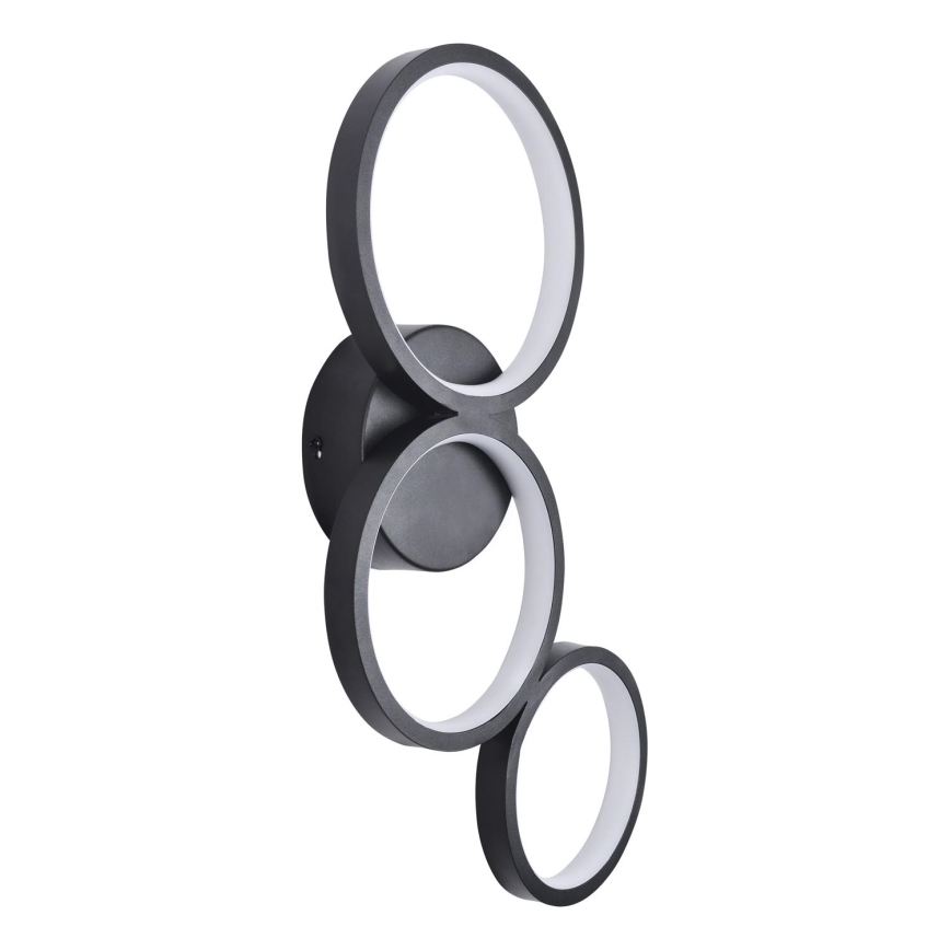 LED väggbelysning FLAMENCO LED/23W/230V 4000K svart