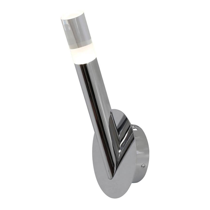 LED väggbelysning ICE LED/5W/230V skinande krom