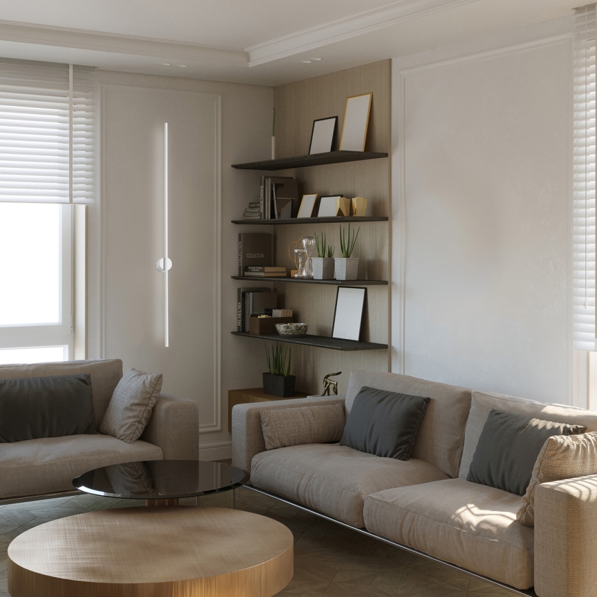 LED väggbelysning LANA LED/12W/230V 4000K vit