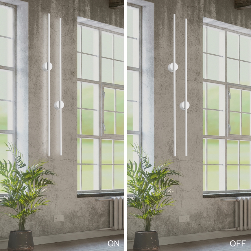 LED väggbelysning LANA LED/12W/230V 4000K vit