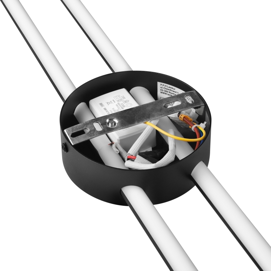 LED väggbelysning LANA LED/15W/230V 4000K svart