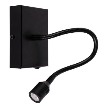 LED väggbelysning LECTOR LED/2,5W/230V svart