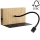 LED väggbelysning LECTOR LED/2,5W/230V USB ek – FSC certifierade