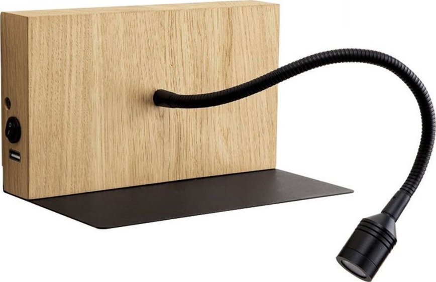 LED väggbelysning LECTOR LED/2,5W/230V USB ek
