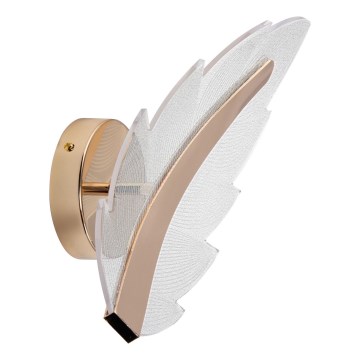 LED väggbelysning LED/12W/230V guld