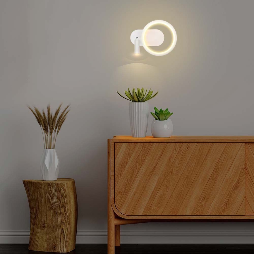 LED väggbelysning LED/14W/230V 3000K vit