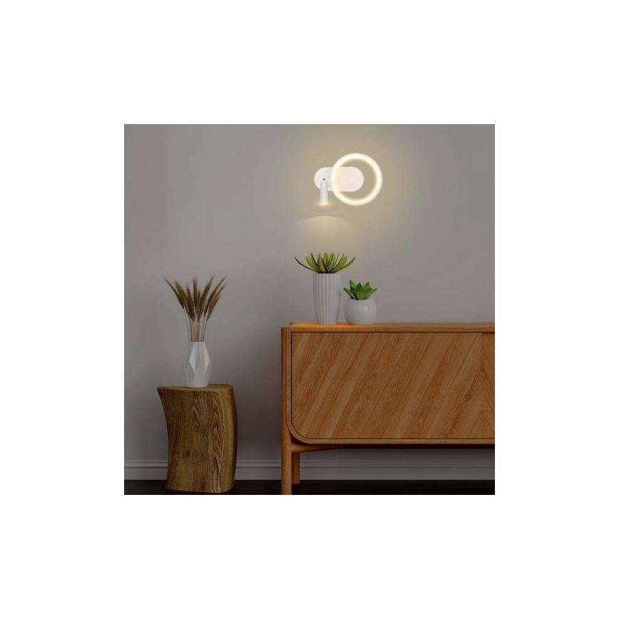 LED väggbelysning LED/14W/230V 4000K vit