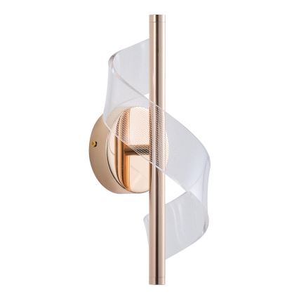 LED väggbelysning LED/8W/230V 3000K guld