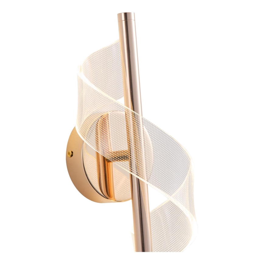 LED väggbelysning LED/8W/230V 3000K guld
