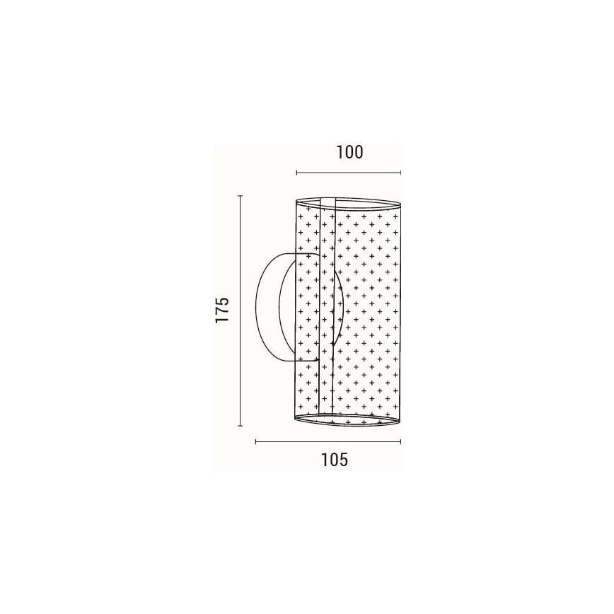 LED väggbelysning LED/8W/230V 3000K