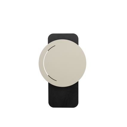 LED väggbelysning LITO LED/7W/230V svart/beige