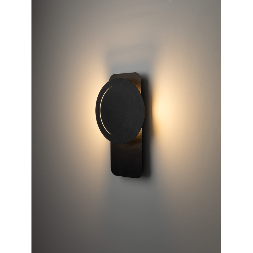LED väggbelysning LITO LED/7W/230V svart