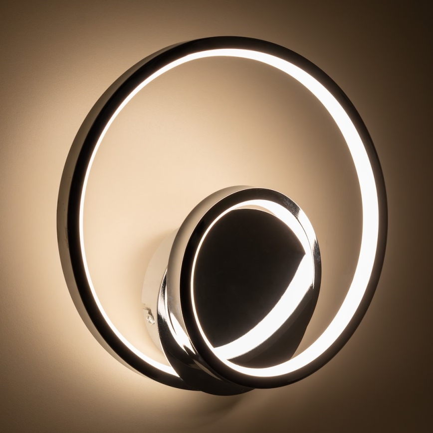 LED väggbelysning LUCERO LED/13W/230V skinande krom