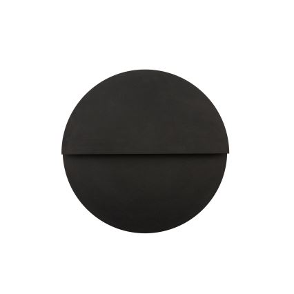 LED väggbelysning LUNA LED/7W/230V diameter 26 cm svart