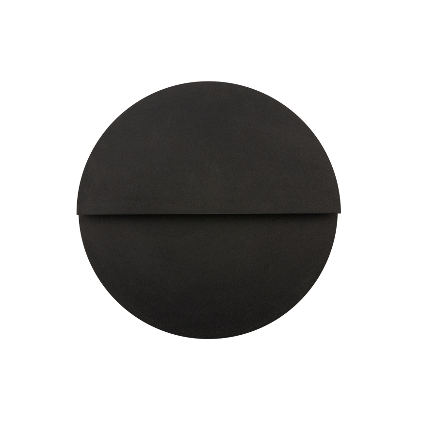 LED väggbelysning LUNA LED/7W/230V diameter 36 cm svart