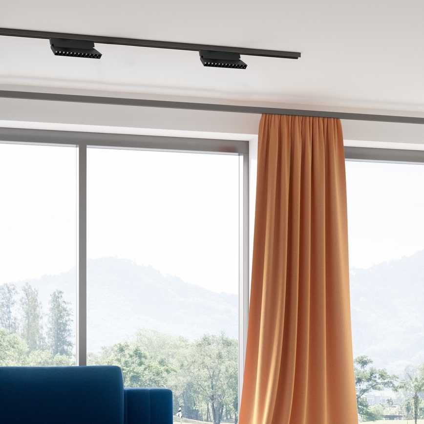 LED Väggbelysning MAGNETISKT SPÅR 1×LED/12W/48V