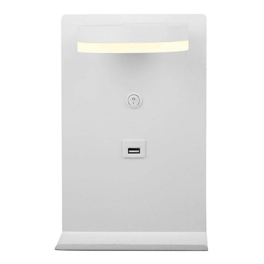 LED Väggbelysning med en Laddare Kompakt LED/4W/230V
