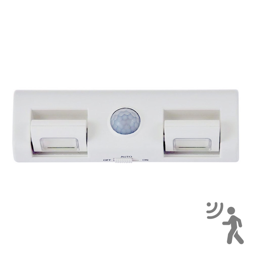 LED Väggbelysning med sensor LED/3xAAA/4,5V