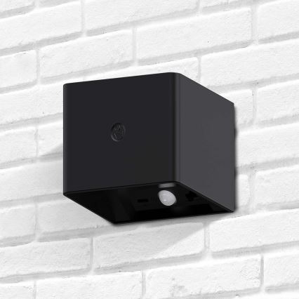 LED Ljusreglerad vägg beröring belysning med sensor MIRI LED/2,5W/3,7V 3000/4000/6400K 4000 mAh svart