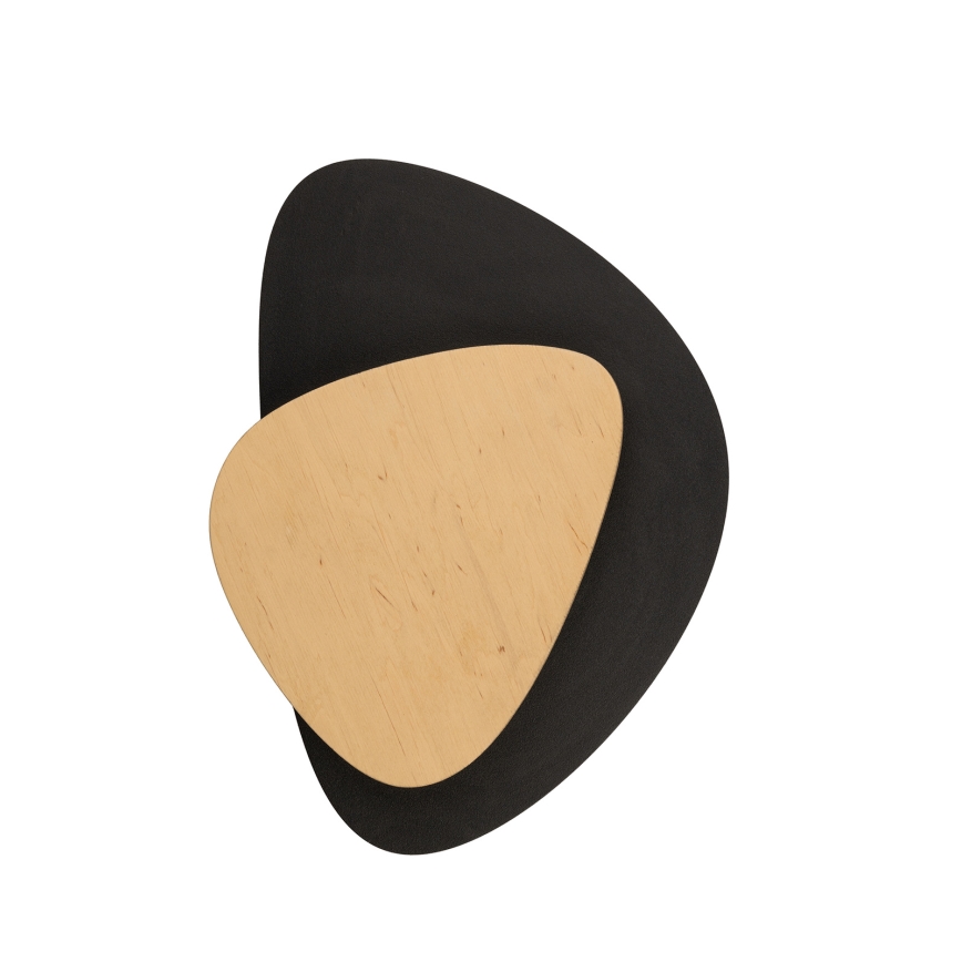LED väggbelysning PEDRA LED/7W/230V svart/beige