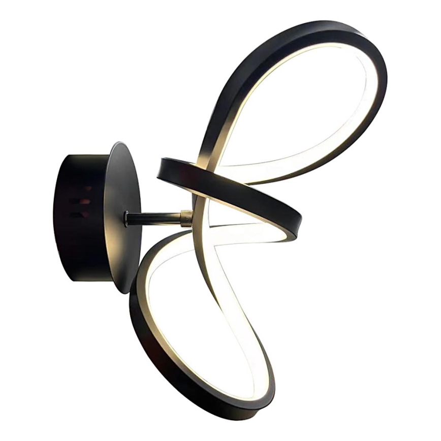 LED väggbelysning TESORO LED/15W/230V svart