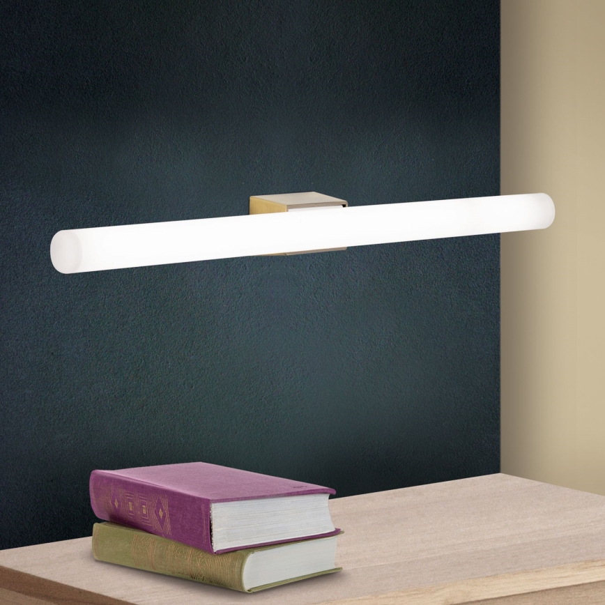 LED väggbelysning VISAGIST 1xS14d/8W/230V mässing
