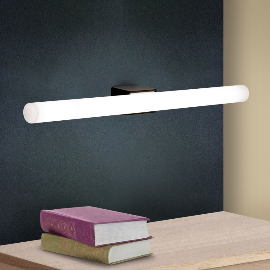 LED väggbelysning VISAGIST 1xS14d/8W/230V svart